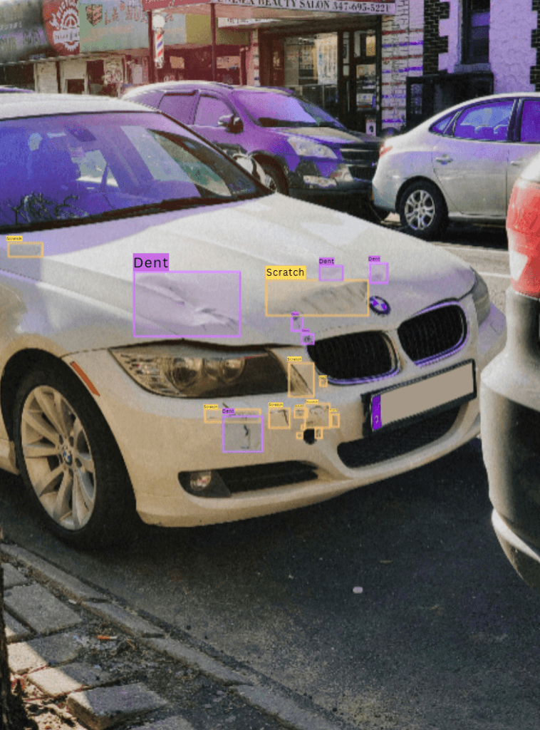 AI-powered claims processing and vehicle damage assessment for insurance