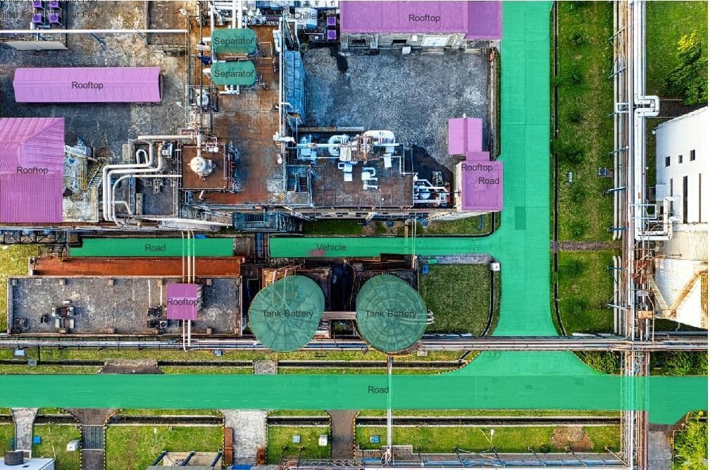 AI-powered oil and gas rig inspection and hazard detection